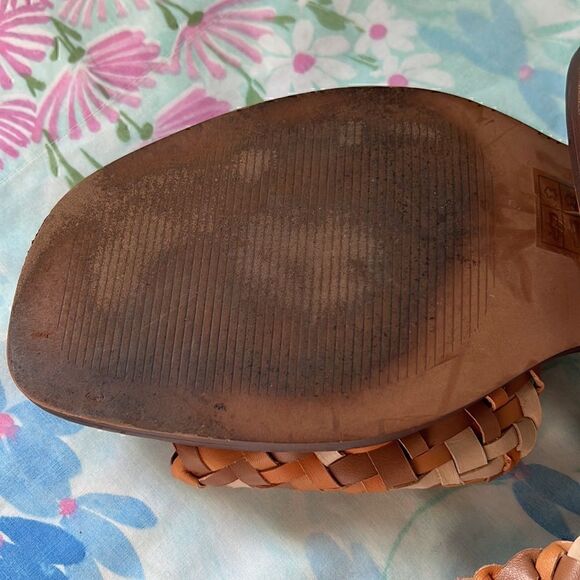 Madewell Lianne Slides Tri Color Heeled - Picture 6 of 12